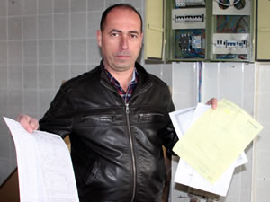 Yeni aldığı işyerinin elektrik borcunu görünce şaşkına döndü!