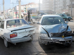 Ereğli’de kaza: 2 kişi yaralandı