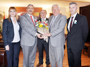 Vergi Dairesi yöneticilerinden Posbıyık’a ziyaret