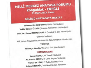 Milli Merkez Anayasa Forumundan konferans