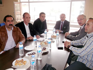 Candan, TMMOB temsilcileriyle görüştü 