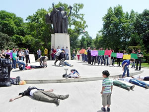 Reyhanlı saldırısı protesto edildi