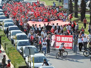 Ereğli’de 19 Mayıs yürüyüşü