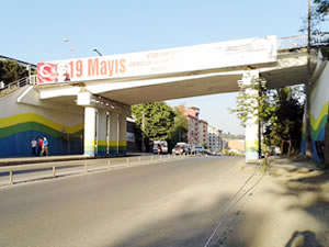 Göztepe Köprüsü’nün çehresi değişti