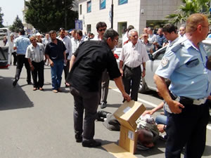 Otomobilin çarptığı yaşlı adam yaralandı