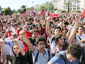 Ereğli’de Gezi Parkı protestosu