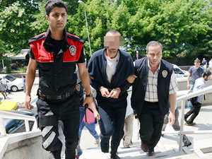 Yakalanan katil zanlısı tutuklandı