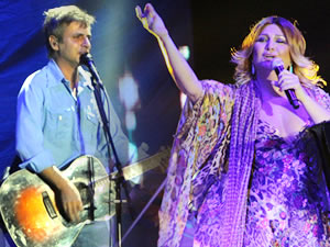 Teoman ve Sibel Can konser verdi