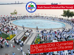 Kadir Gecesinde iftar ve mevlit program