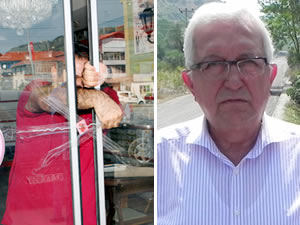 Karadağ, işyerinin üzerine mühürlendiğini iddia etti