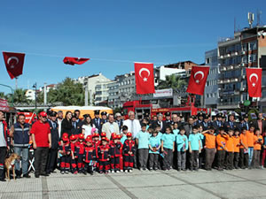 Ereğli İtfaiye Teşkilatı bölgenin yüzakı