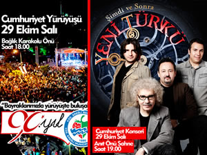 Cumhuriyetin 90. yılı kutlaması için büyük hazırlık