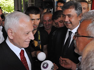 Haberal ve Köktürk, bayramda Zonguldak’ta