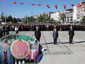 Cumhuriyet Bayram treninde CHP elengi alana alnmad