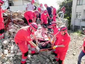 Ereğli’de kurtarma tatbikatı yapıldı