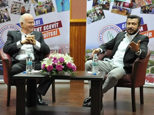 Şansal Büyüka ve Tümer Metin BEÜ’nün konuğuydu
