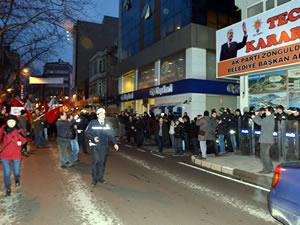 Yolsuzluk protestosunda gerginlik yaşandı
