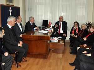 Posbıyık, kitle örgütlerine ziyaret turunu sürdürdü
