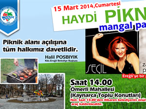 Ömerli Piknik Alanı da açılıyor