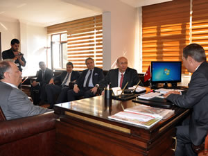 ERDEMİR Genel Müdürü Orhan, Belediye Başkanı Uysal’ı ziyaret etti