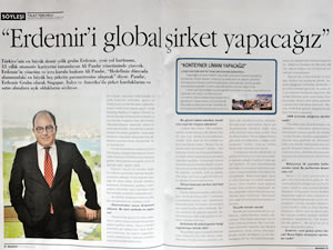“Erdemir’i global şirket yapacağız”