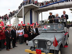 Cumhuriyet Bayram, Ereli ve Zonguldakta trenlerle kutland