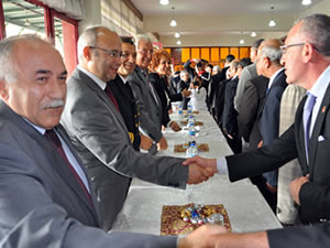 Ereğli’de resmi bayramlaşmaya yoğun katılım