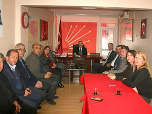 CHP Kozlu le Bakan Bank ve ynetimi, Ocakcy ziyaret etti