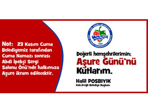 Belediye’den Aşure etkinliği
