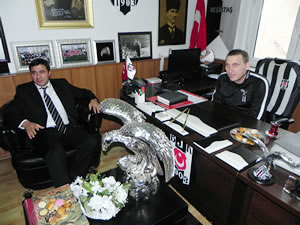 Kaymakam Malğaç’tan Beşiktaşlılara ziyaret