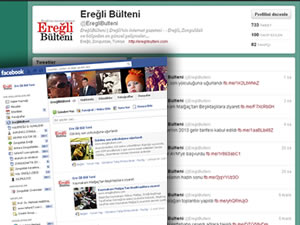 EreğliBülteni sosyal medyada