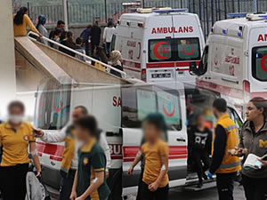 11 öğrenci, zehirlenme şüphesiyle hastaneye kaldırıldı