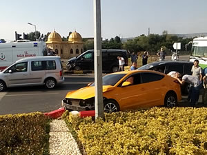Gl Kavanda kaza: Minibs ile ticari taksi arpt