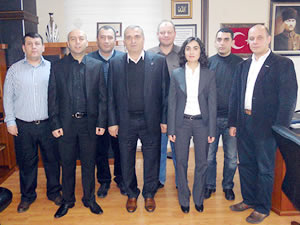Teknikerlerden sendikaya ziyaret