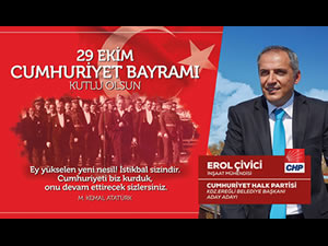 ivici'nin 29 Ekim Cumhuriyet Bayram mesaj