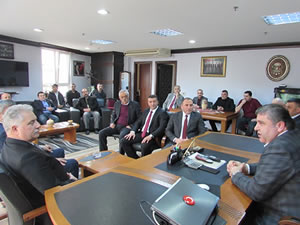 MHP heyeti, Trk Metal Sendikasna ziyarette bulundu