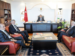 ÇATES’in yeni müdüründen Rektör Özer’e ziyaret