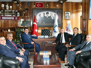 Zonguldak Valisi Erdoğan Bektaş, GMİS yönetimini ziyaret etti