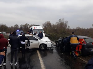 Filyosta trafik kazas: 5 kii yaraland