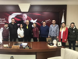 CHP le Genlik Kollar ynetimi, Belediye Bakan Posbyk ziyaret etti