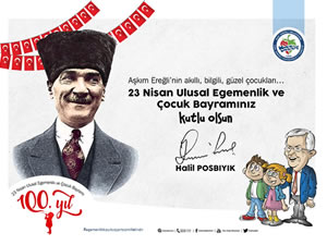 Posbykn Ulusal Egemenlik ve ocuk Bayram mesaj