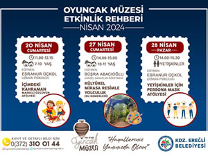 Oyuncak Müzesi Nisan Ayı Atölye Programı açıklandı