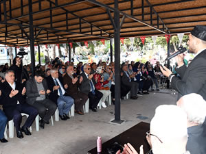 Şehir Mezarlığı’ndaki mevlit programına yoğun katılım